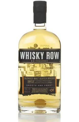 Whisky row smooth and sweet blended whisky